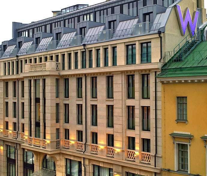 W hotel St. Petersburg outside view
